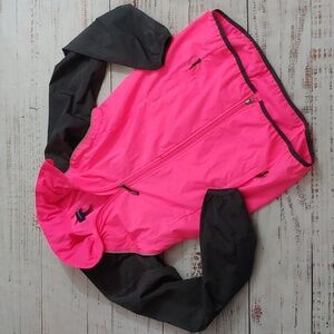 LANDS' END CONVERTIBLE JACKET WITH HIDDEN HOOD